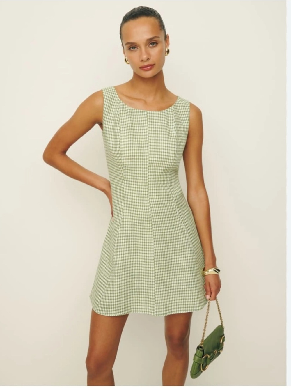 Reformation Ammorette Linen Dress